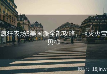 疯狂农场3美国派全部攻略，《灭火宝贝4》