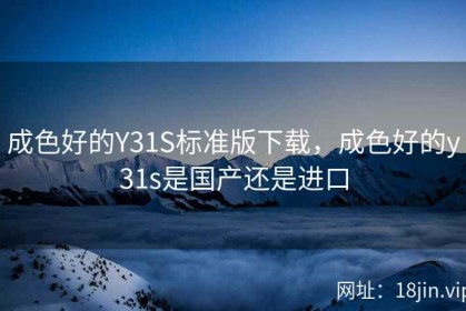 成色好的Y31S标准版下载，成色好的y31s是国产还是进口