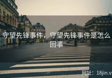 守望先锋事件，守望先锋事件是怎么回事