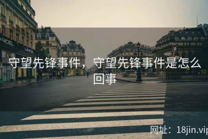 守望先锋事件，守望先锋事件是怎么回事