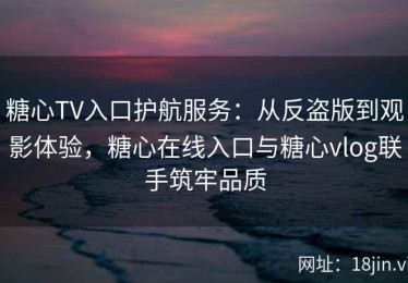 糖心TV入口护航服务：从反盗版到观影体验，糖心在线入口与糖心vlog联手筑牢品质