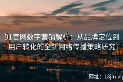 91官网数字营销解析：从品牌定位到用户转化的全新网络传播策略研究