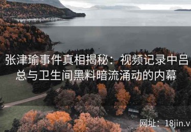 张津瑜事件真相揭秘：视频记录中吕总与卫生间黑料暗流涌动的内幕