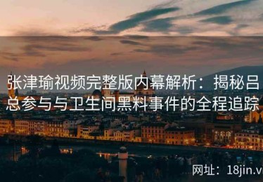 张津瑜视频完整版内幕解析：揭秘吕总参与与卫生间黑料事件的全程追踪