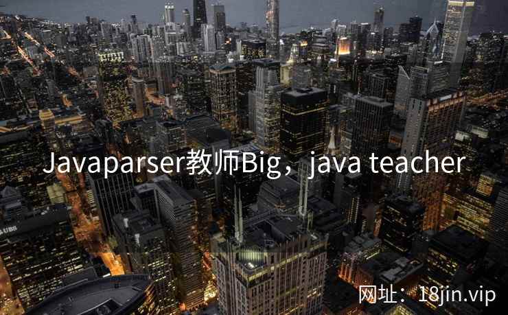 Javaparser教师Big，java teacher