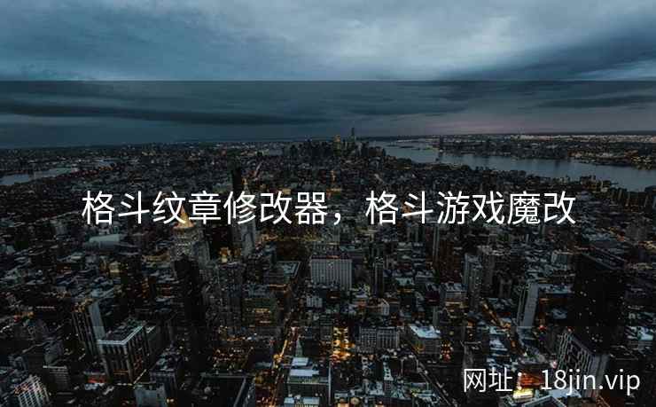 格斗纹章修改器，格斗游戏魔改